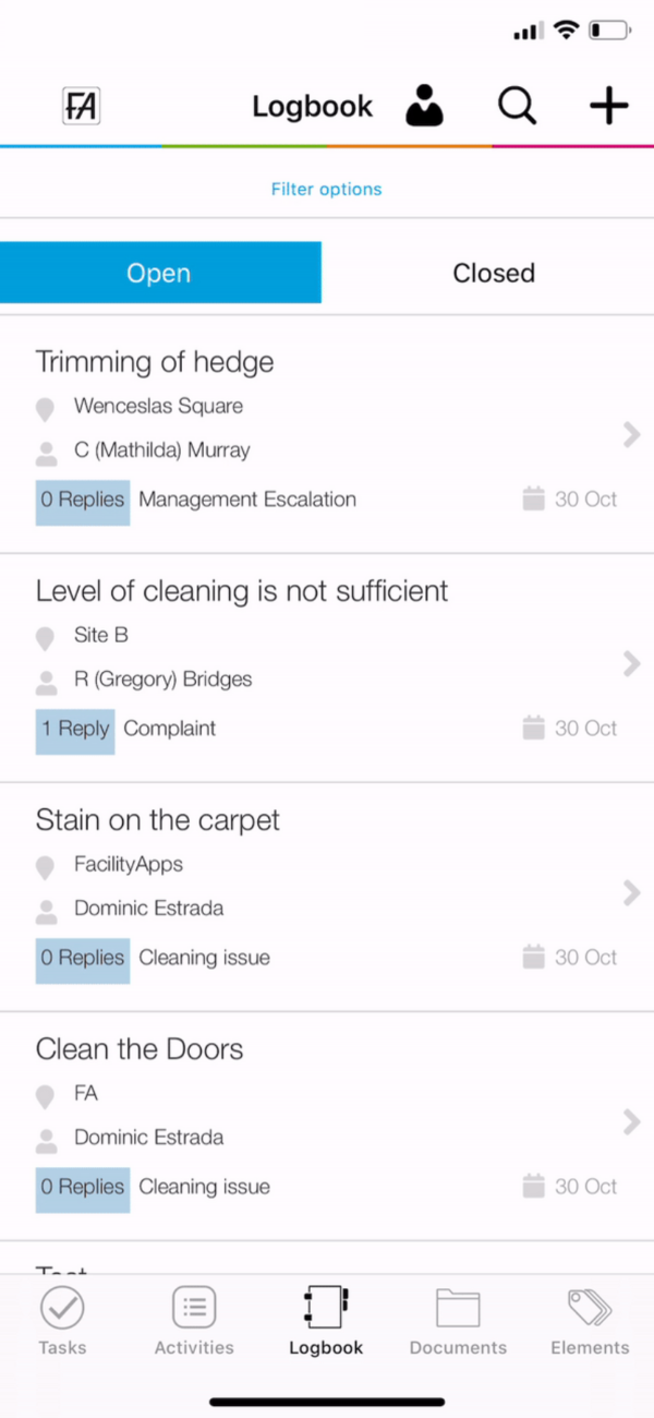Digital logbook